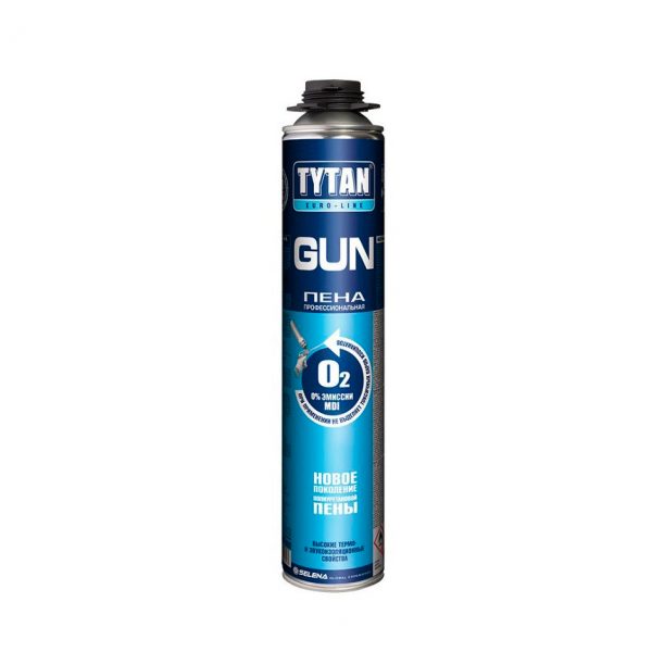Пена TYTAN Euro-line GUN профессиональная зимняя 750 мл