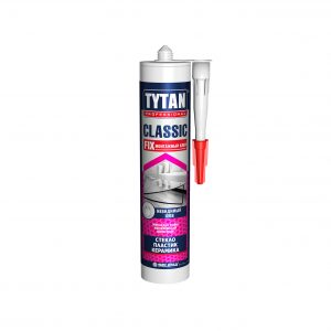 Монтажный клей TYTAN Professional Classic Fix 310 мл прозрачный
