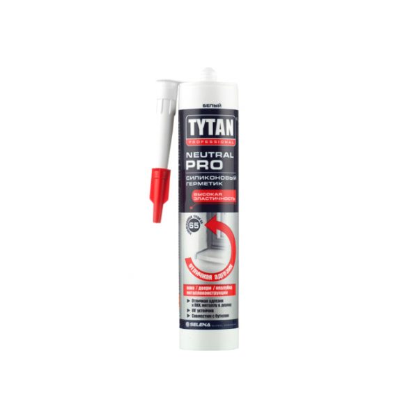 Герметик TYTAN Professional Neutral PRO силиконовый белый 600мл* 1 Герметик TYTAN Professional Neutral PRO силиконовый белый 600мл*