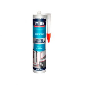 Герметик TYTAN Professional силиконовый санитарный белый, 280 мл