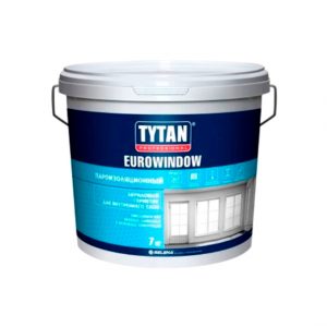 Герметик TYTAN Professional EUROWINDOW акриловый Внутренний Пароизоляционный 7 кг белый