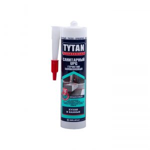 Герметик TYTAN Professional силиконовый санитарный UPG прозрачный 60мл