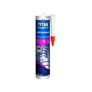 Герметик TYTAN Professional силиконовый санитарный бесцветный 600мл*