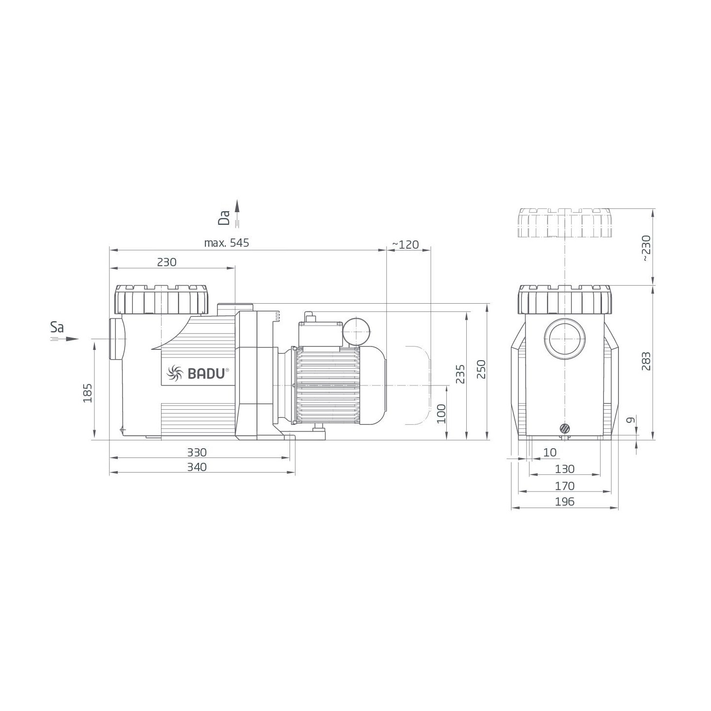 Насос с префильтром Speck Badu Prime 11 380В