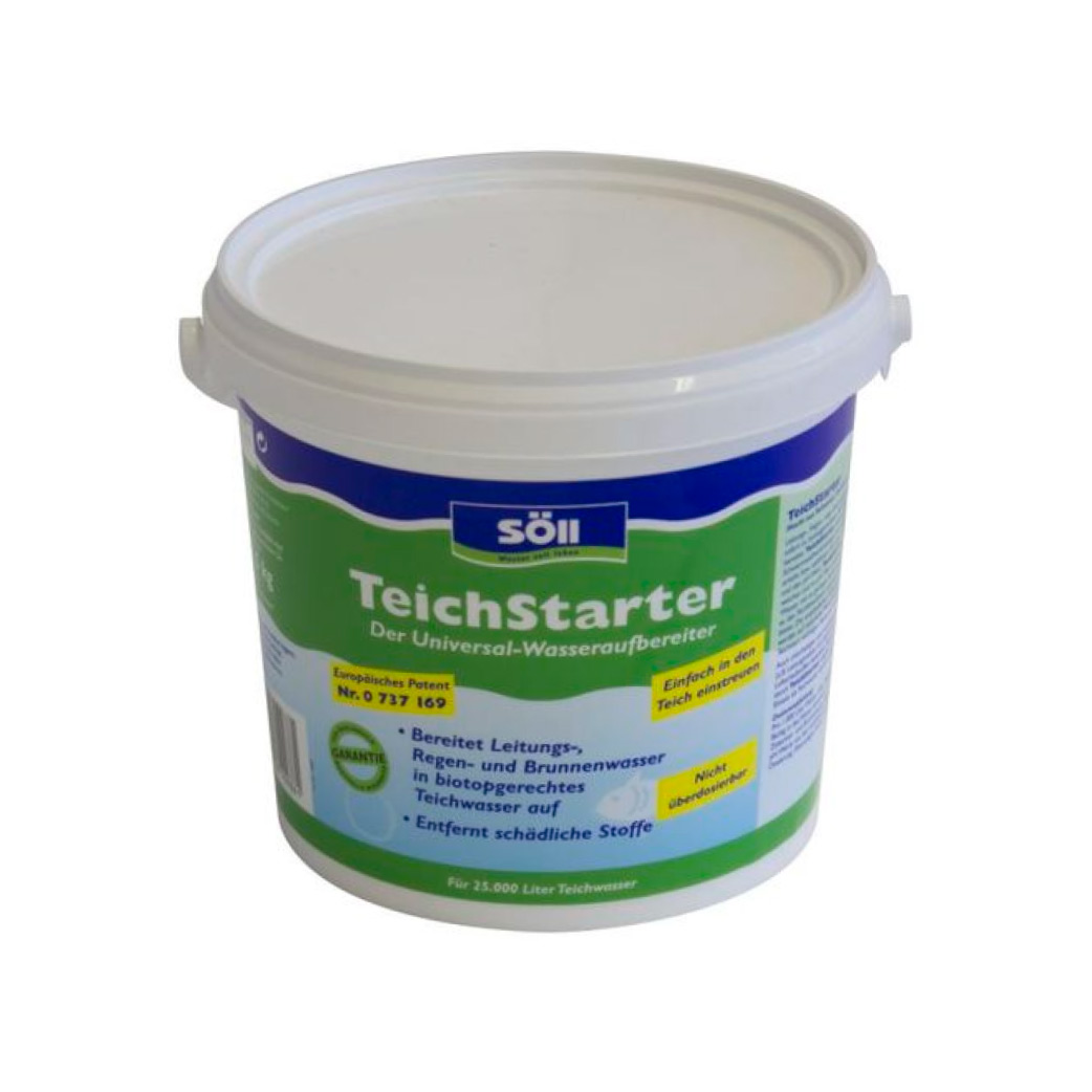 Средство для подготовки новой воды Soll Teich-Starter 2,5кг