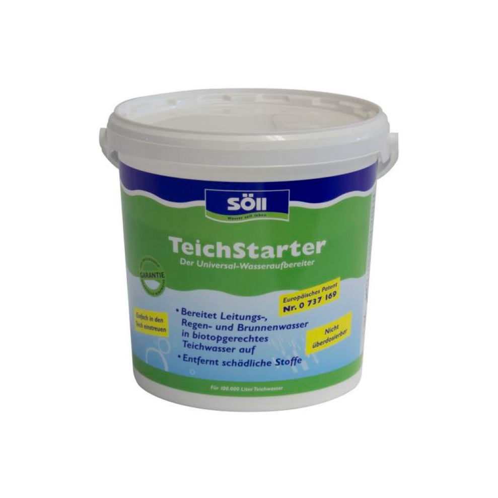 Средство для подготовки новой воды Soll Teich-Starter 10кг