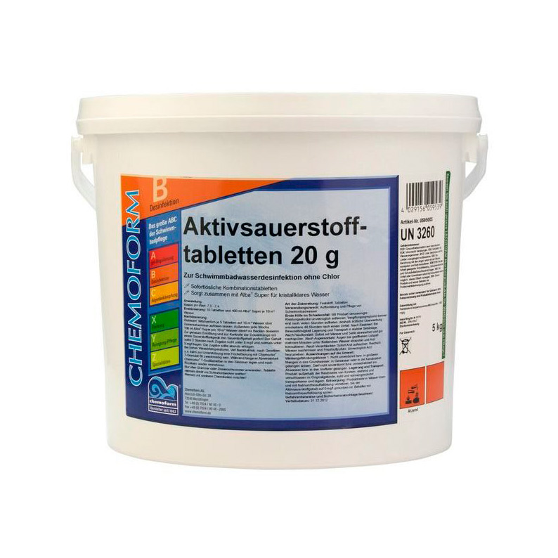 Активный кислород Аквабланк Chemoform табл. 20г(5кг)