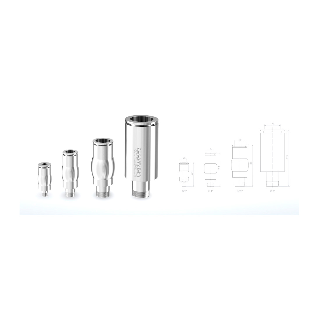 Фонтанная насадка Fontana - Fizz Jet MZ 100