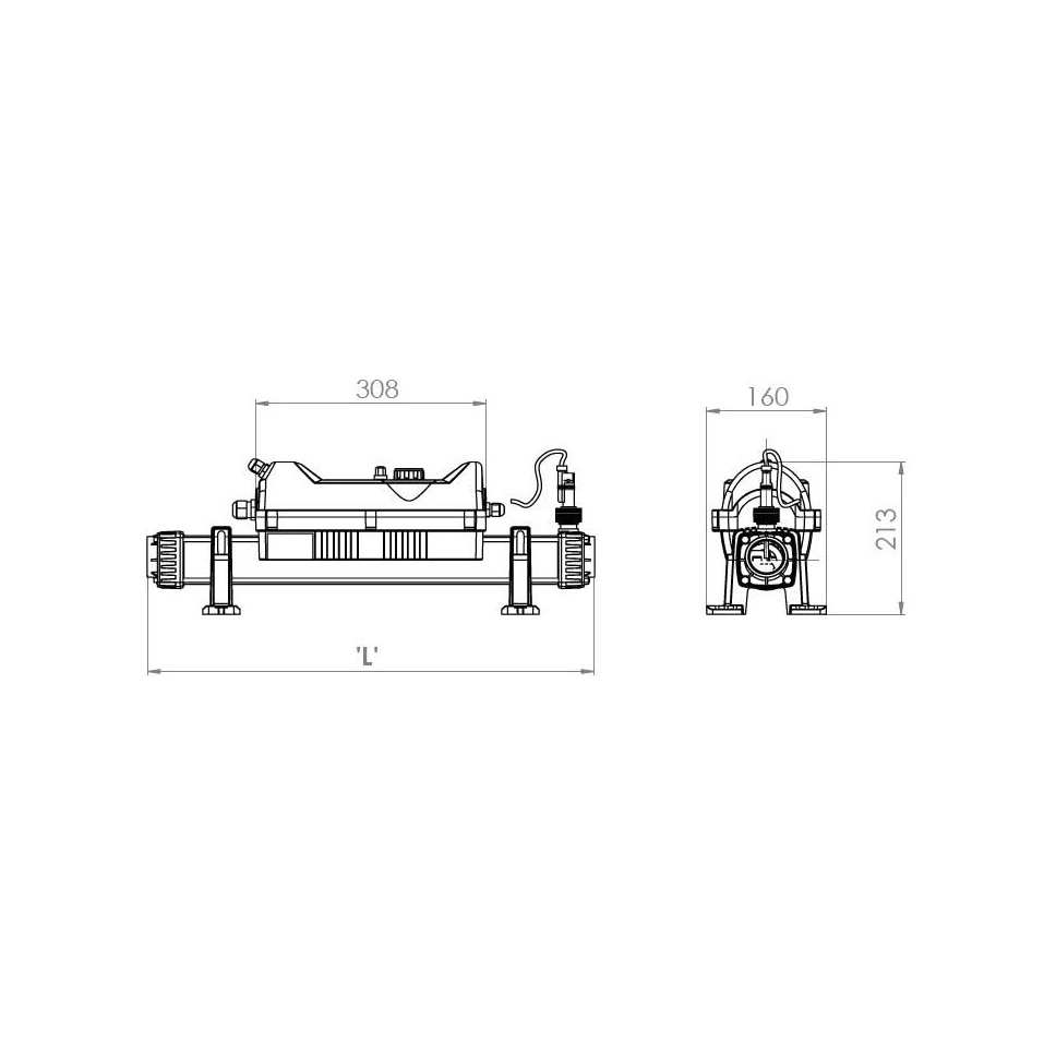 Электронагреватель Elecro FL2-3-9 9кВт 380В Titan