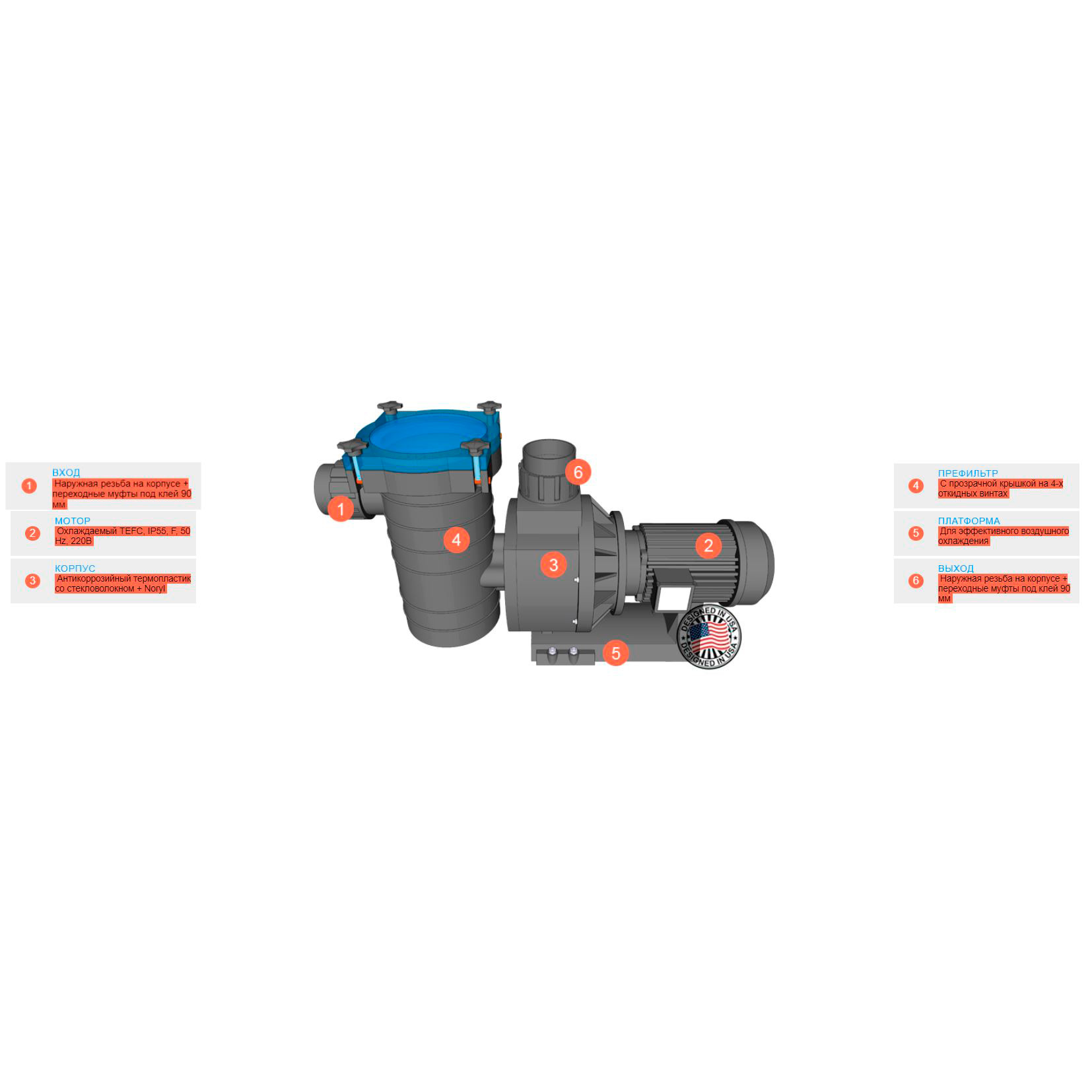 Насос с префильтром Hayward HCP38251E