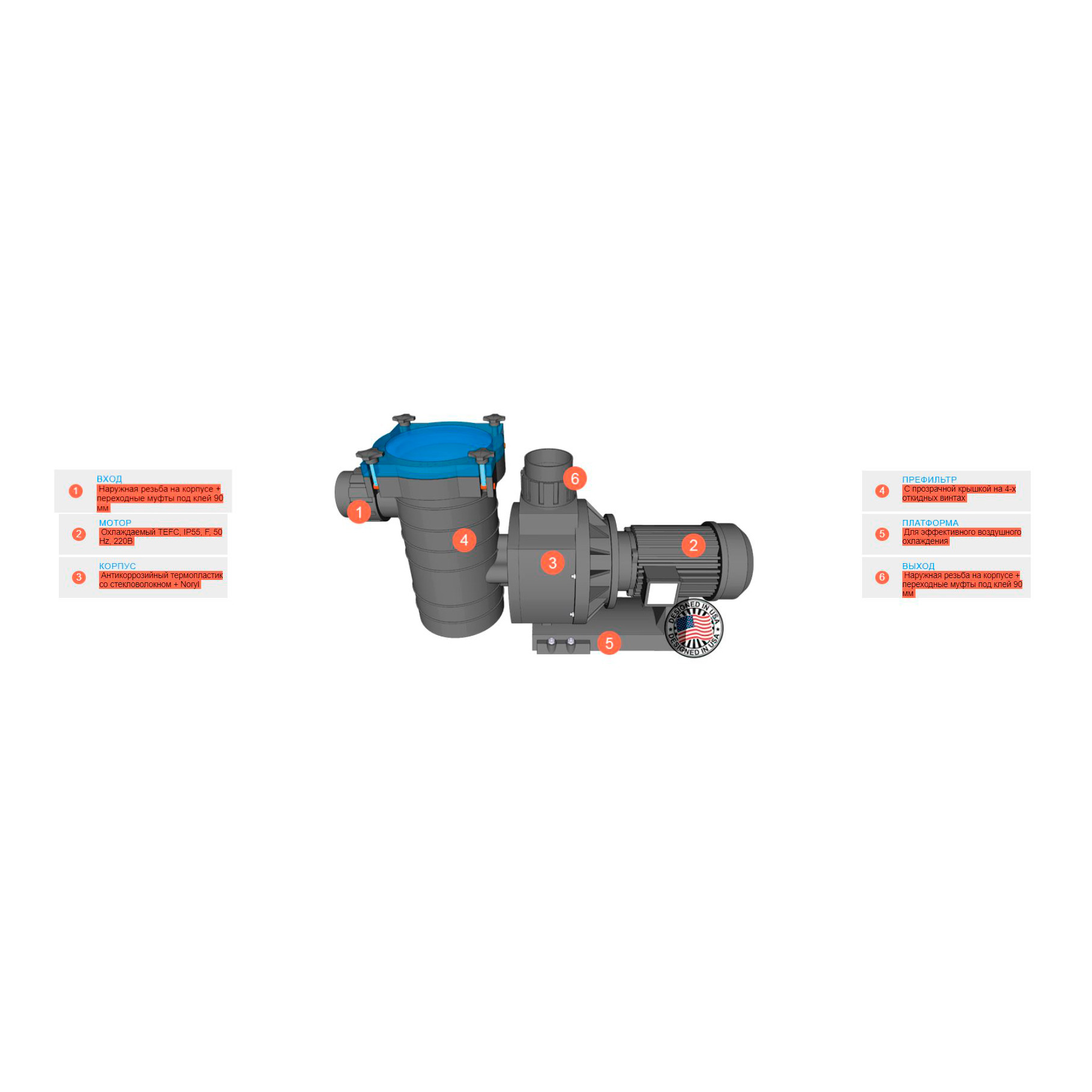 Насос с префильтром Hayward HCP38253E1
