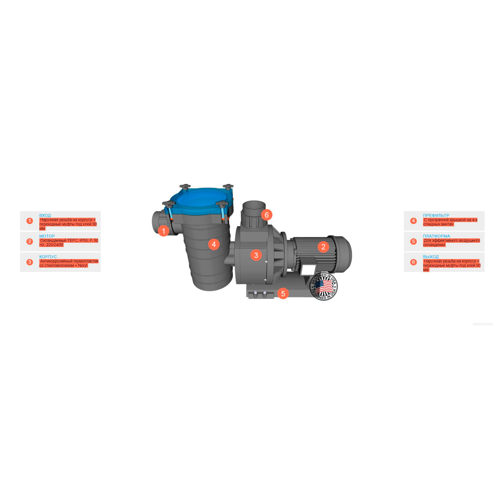 Насос с префильтром Hayward HCP38301E