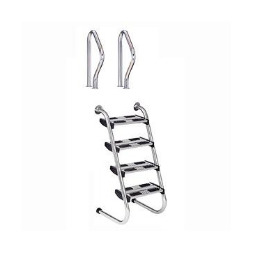 Лестница для бассейна Flexinox 4 ступени EASY ACCESS 2P AISI-304
