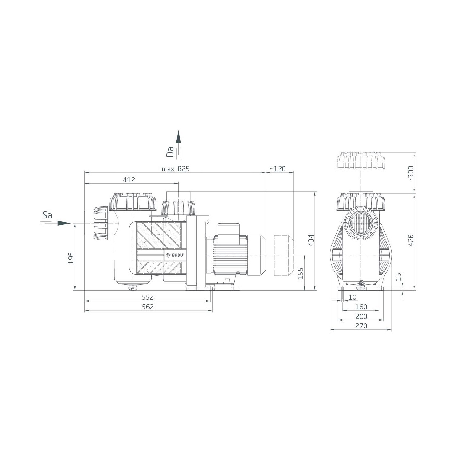 Насос с префильтром Speck Badu Prime 40 380В