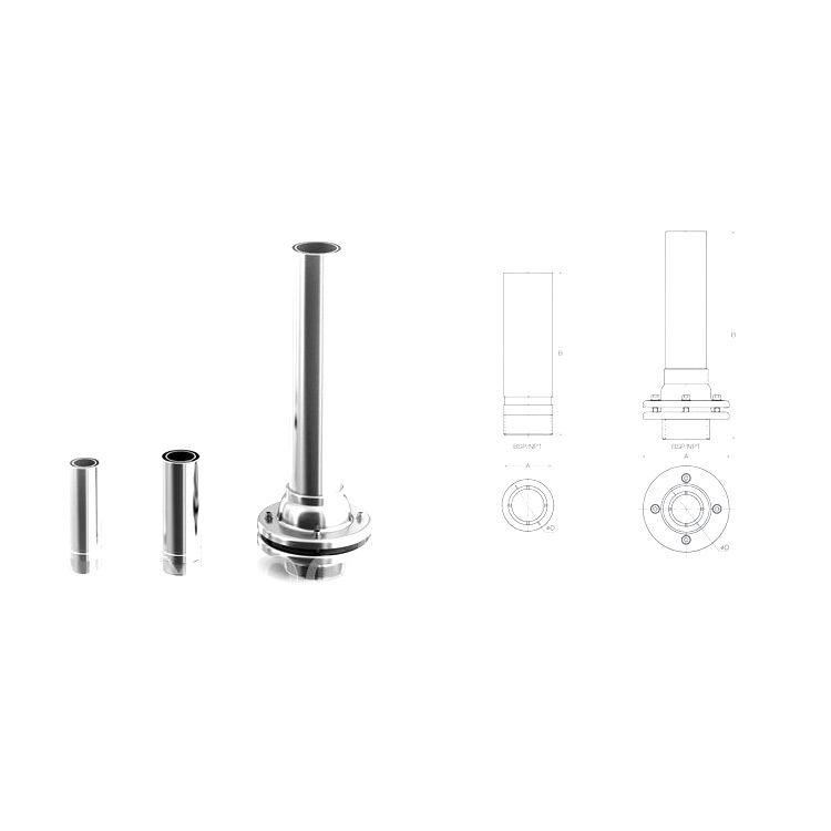 Фонтанная насадка Fontana - Hollow Jet MJ 125, 1¼ , 36 mm