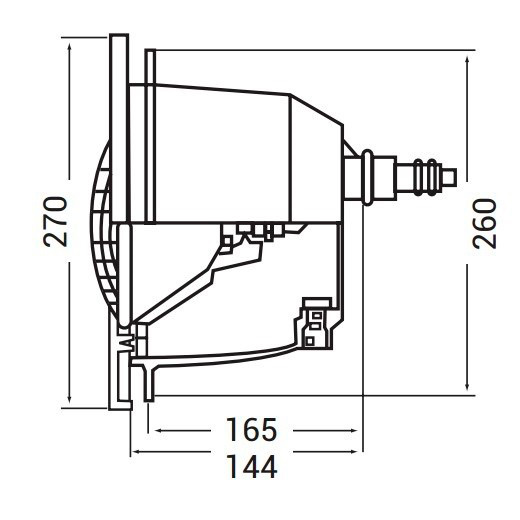Светильник Hayward 3478 пласт. 300 Вт (плитка)