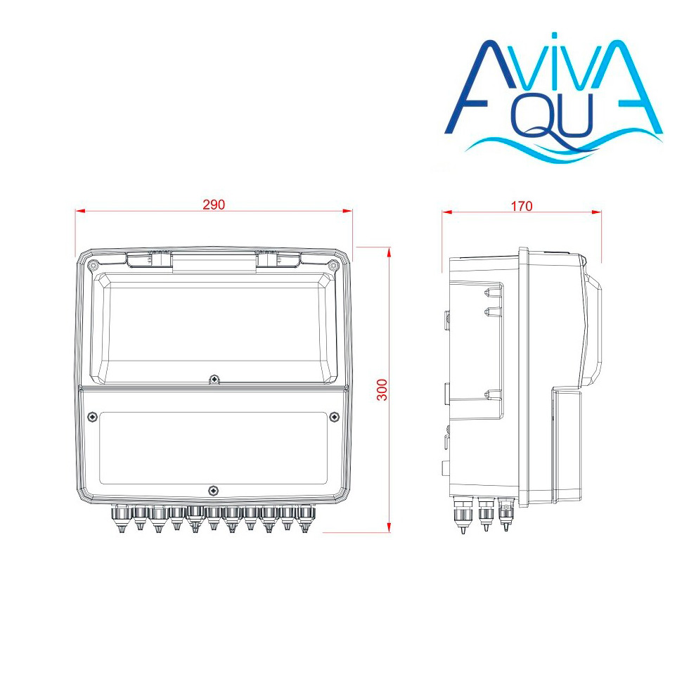 Автоматическая станция химдозации для бассейна AquaViva PH-RX-CL