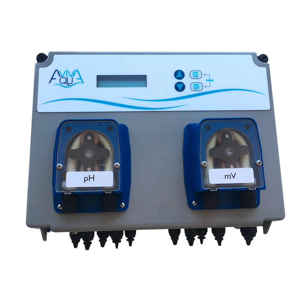 Автоматическая станция химдозации AquaViva PH/RX+Free Cl+Ячейка PH/RX