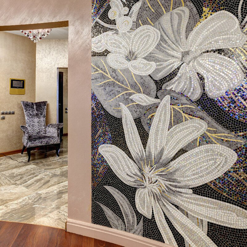 Мозаика стеклянная однотонная Classico Glass Tyra 2 15x15 Art&Natura