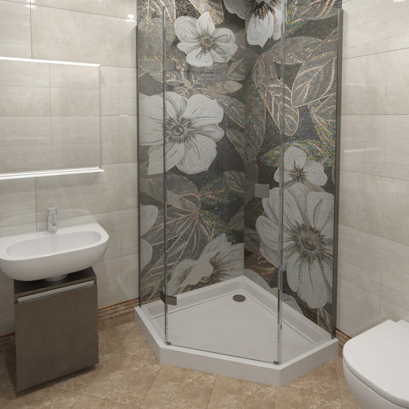 Мозаика стеклянная однотонная Classico Glass Tyra 2 15x15 Art&Natura