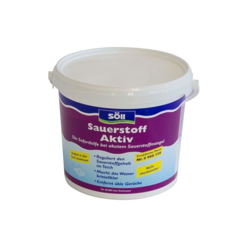Средство для обогащения воды кислородом Soll Sauerstoff-Aktiv 2,5кг