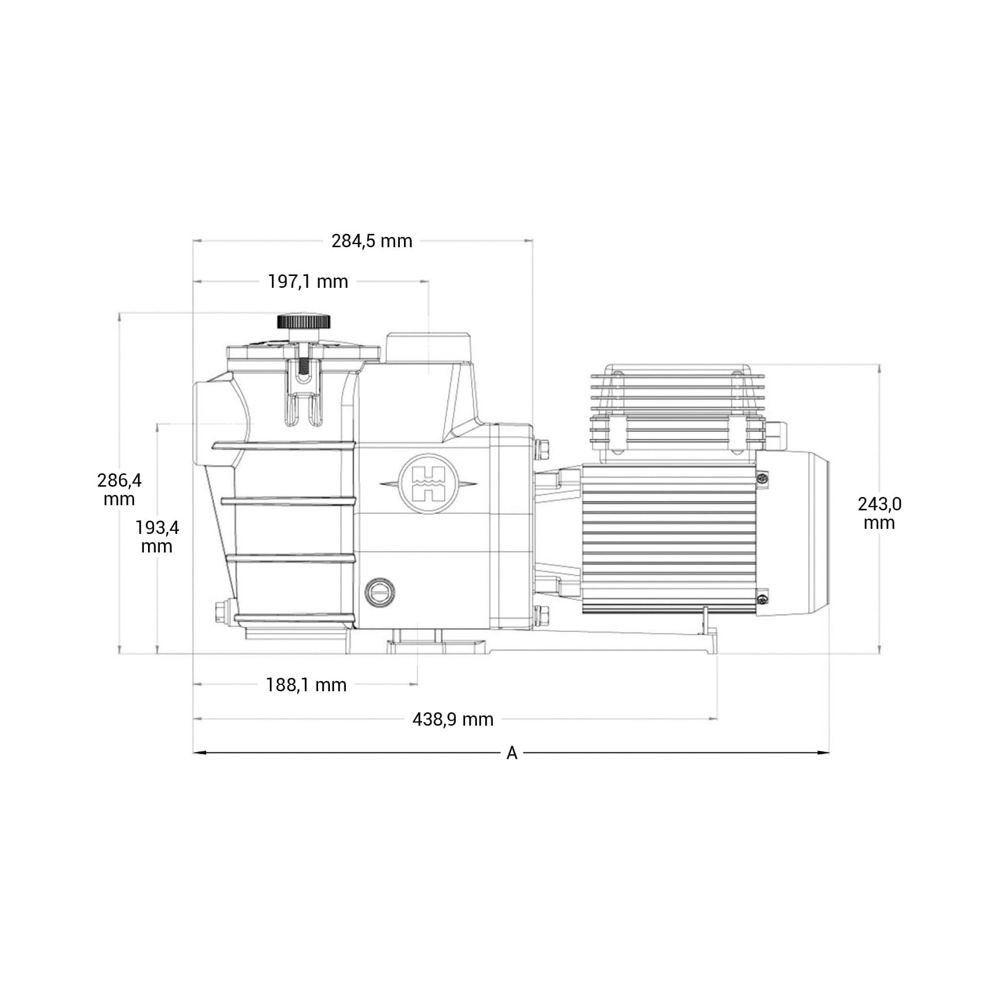 Насос с префильтром Hayward Max Flo SP1808HW111 220B