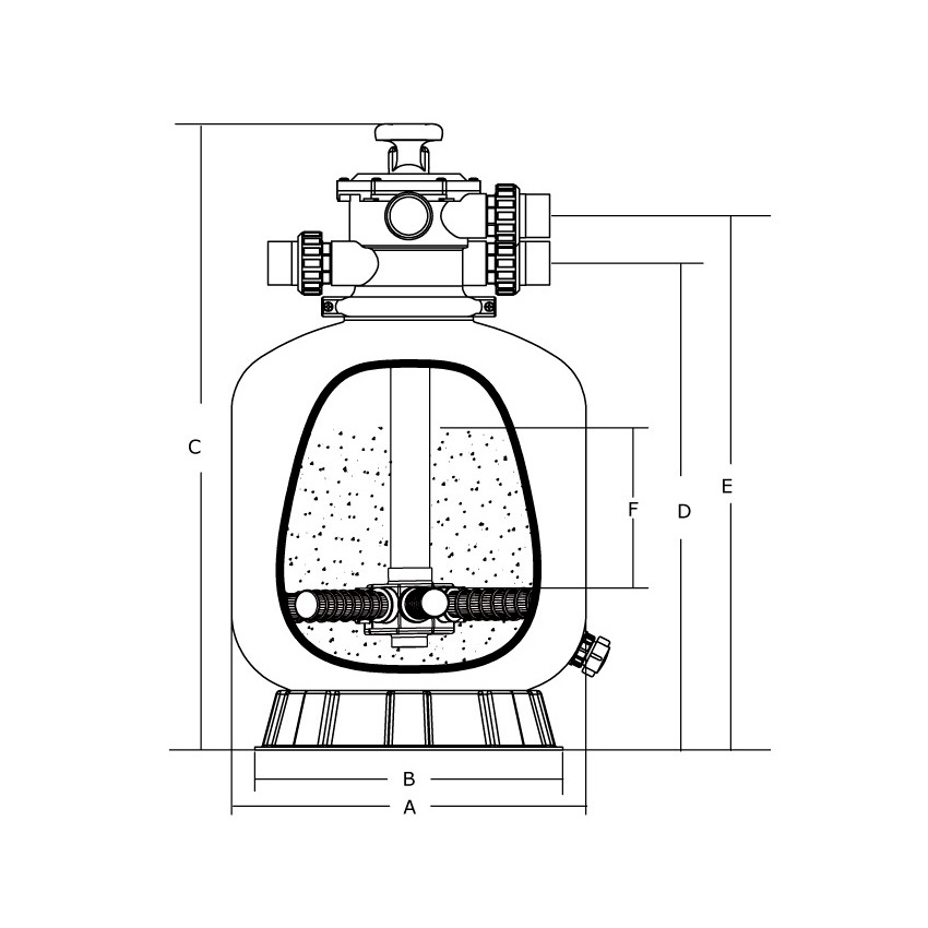 Фильтр песочный Aquaviva V350