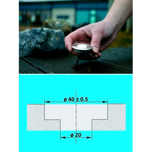 Встраиваемый Светильник OASE LunAqua Terra Led Set 6