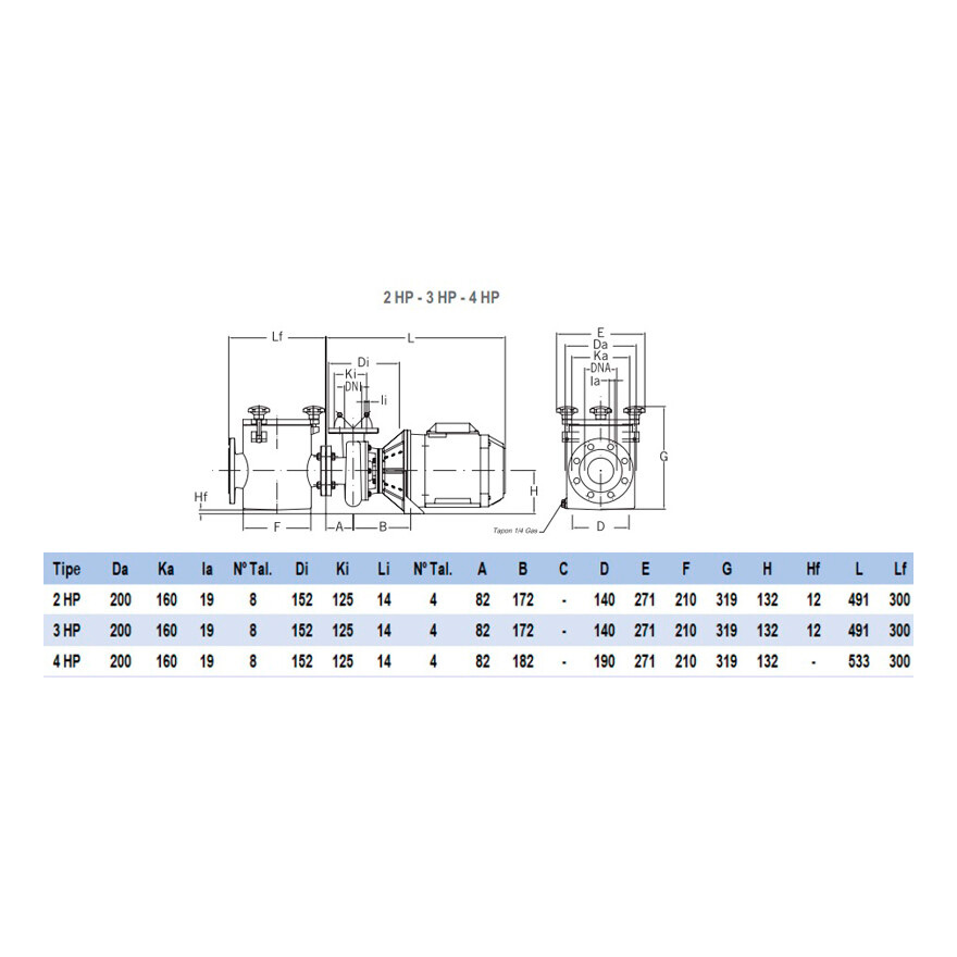 Насос с префильтром Hayward HCP5023E24