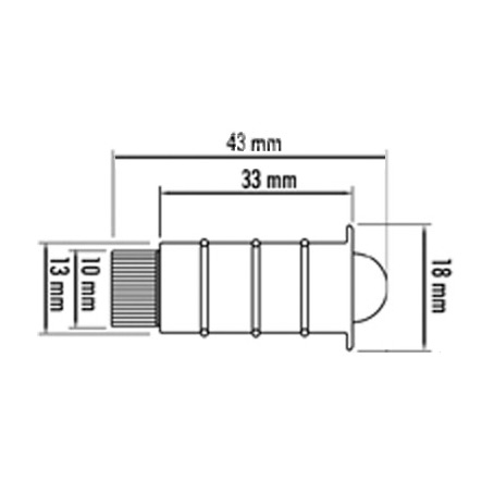 Светильник Seliger Skylight Nano 400 LED красный