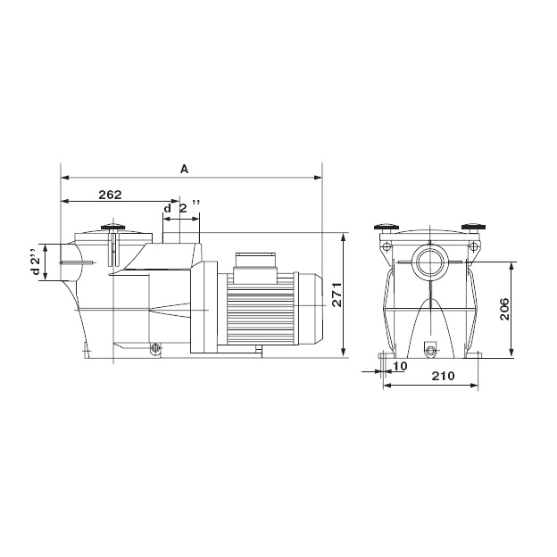 Насос с префильтром Kripsol Koral KS-150 220B