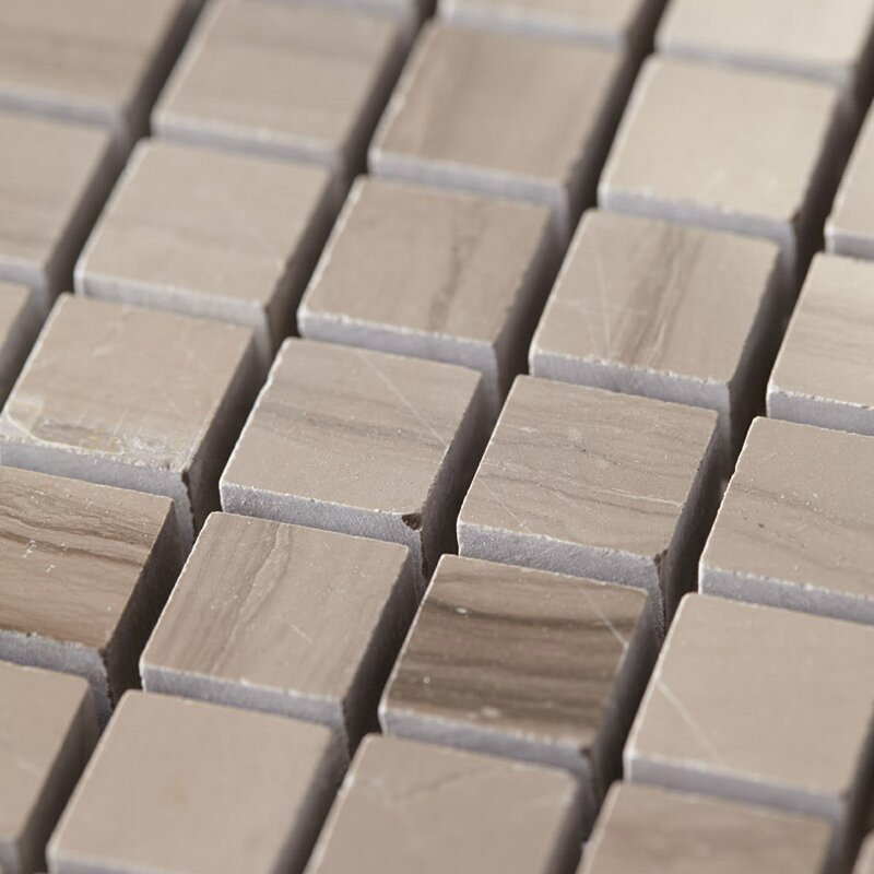 Мозаика каменная однотонная Marble Rosa Perlino 15х15 Art&Natura