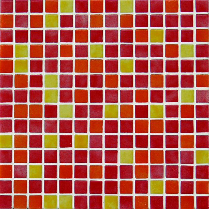 Мозаика стеклянная смесь Mix 25006-D 25x25 Ezarri
