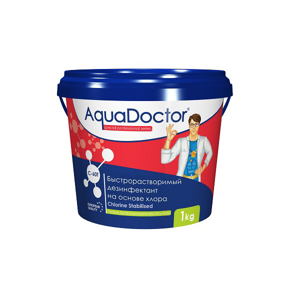 Быстрый Хлор AquaDoctor C-60T таблетки (1кг)