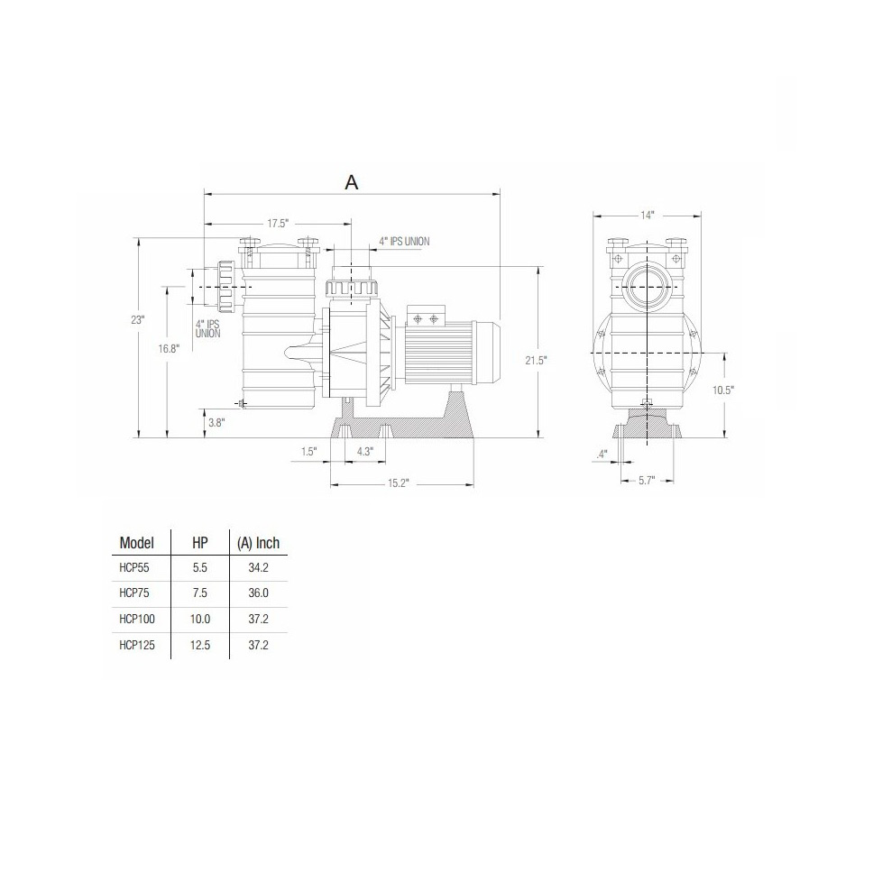 Насос с префильтром Hayward HCP40553E1