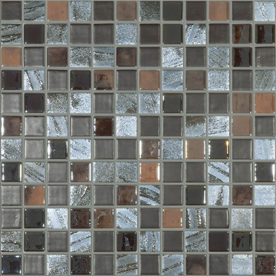 Мозаика стеклянная смесь Mix 406/906/954 25x25 Vidrepur (на сцепке)