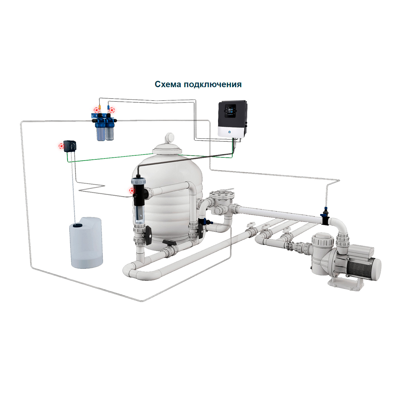 Хлоргенератор Hayward AquaRite LTO 33 гр/час