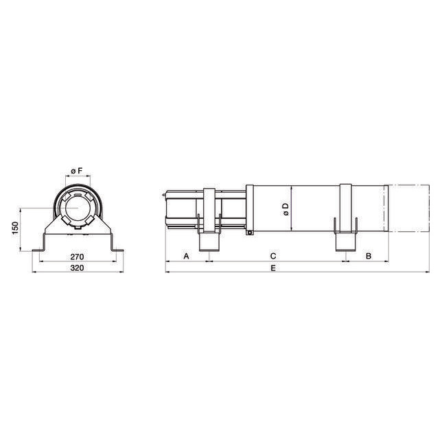 Насос Auga Aquaflow 60/2B, 3.00 kW/380V
