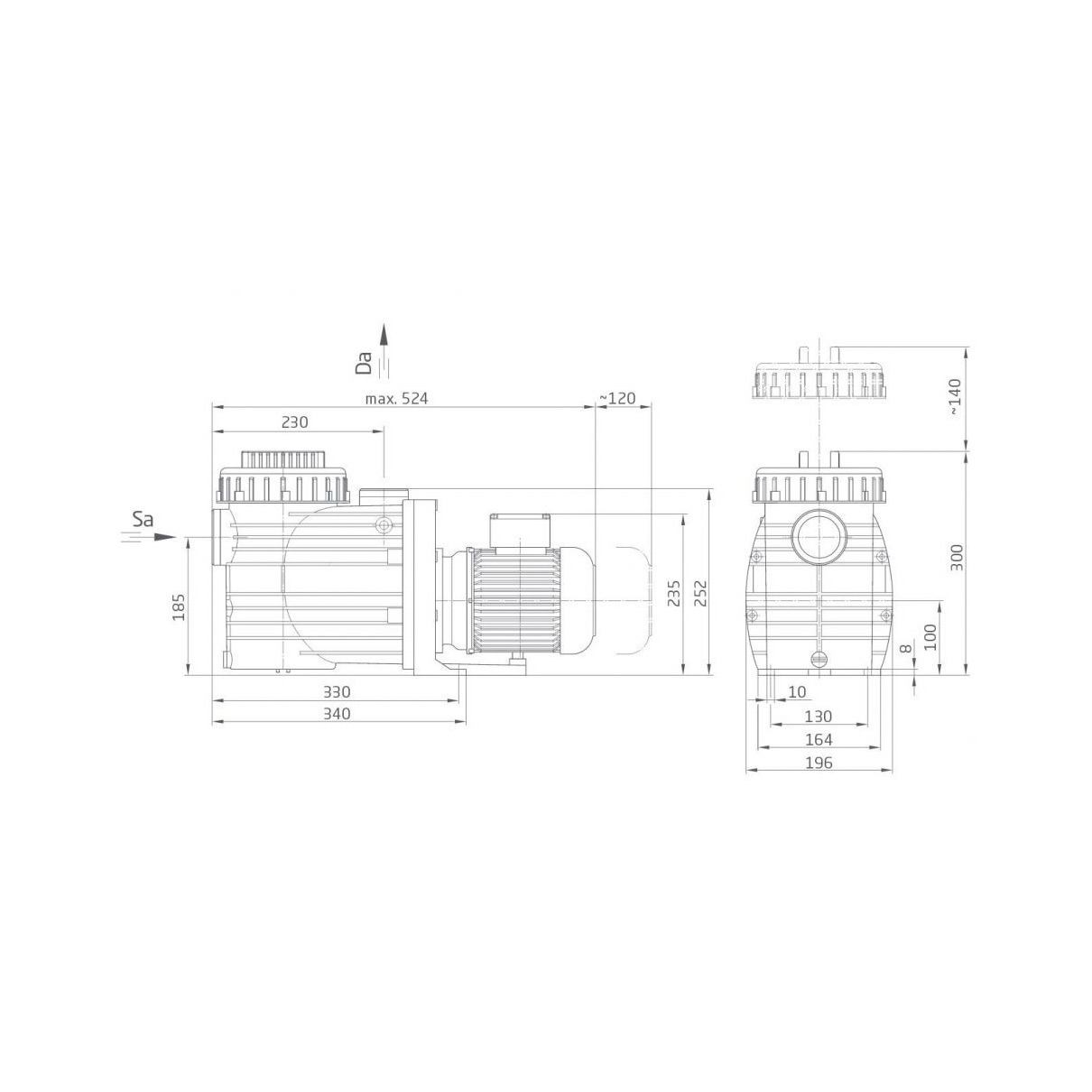 Насос с префильтром Speck Badu Magna 12