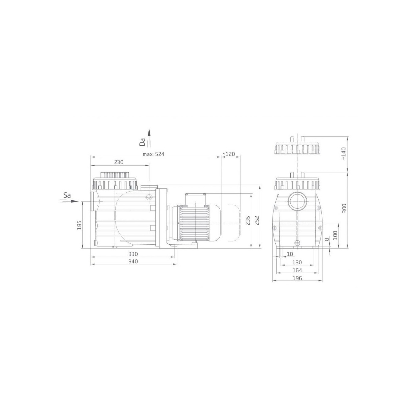 Насос с префильтром Speck Badu Magna 14