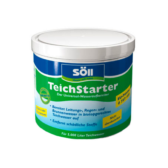 Средство для подготовки новой воды Soll Teich-Starter 0,5кг
