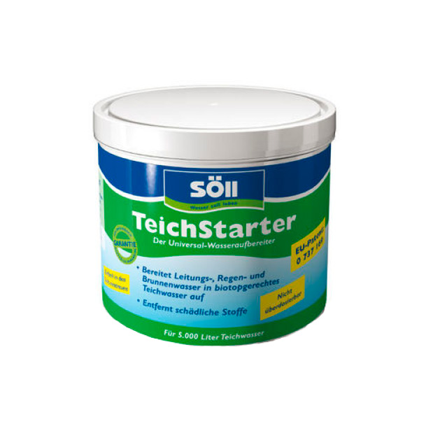 Средство для подготовки новой воды Soll Teich-Starter 0,5кг