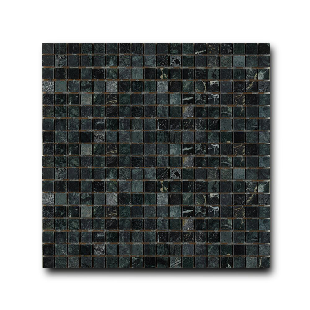 Мозаика каменная однотонная Marble Appiani Green Tinos 15х15 Art&Natura