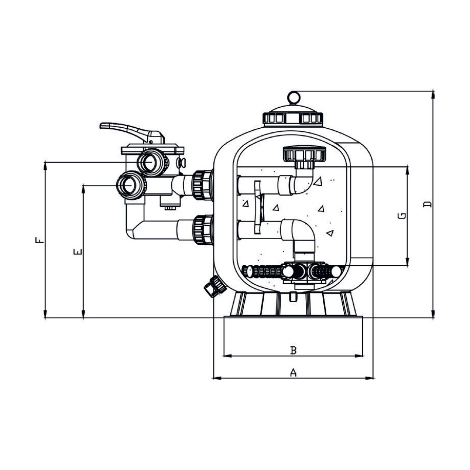 Фильтр песочный Aquaviva SP500