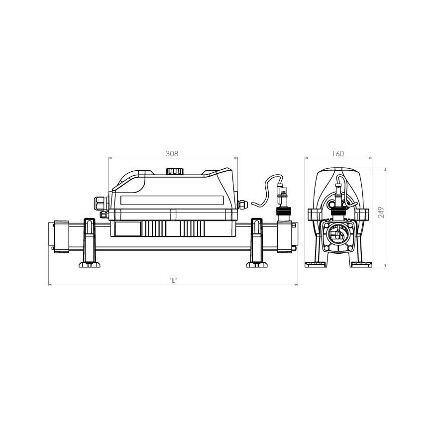 Электронагреватель Elecro Evolution 2-1-3 3кВт 220В Titan
