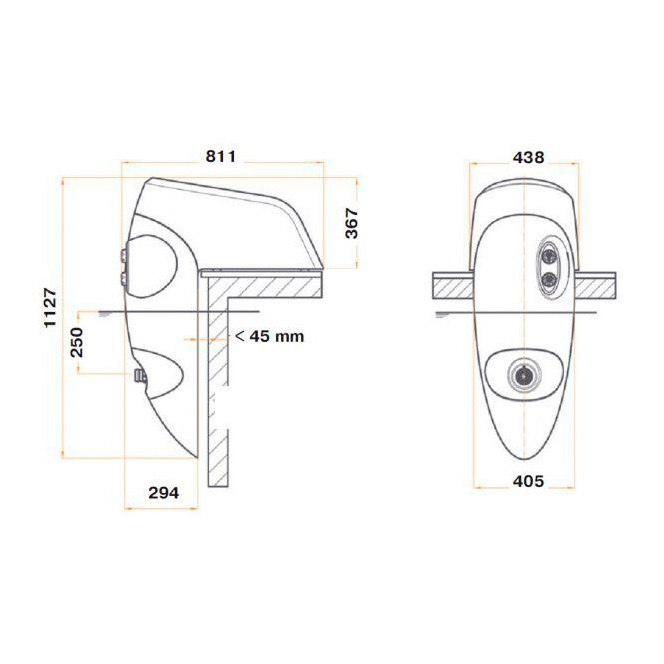 Противоток навесной Speck Badu Jet Perla 220B