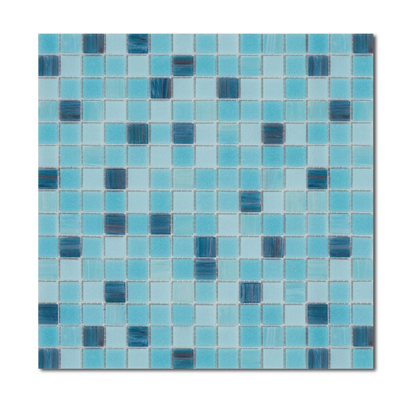 Мозаика стеклянная микс Aquatica Oriental R+ 20x20 Rose