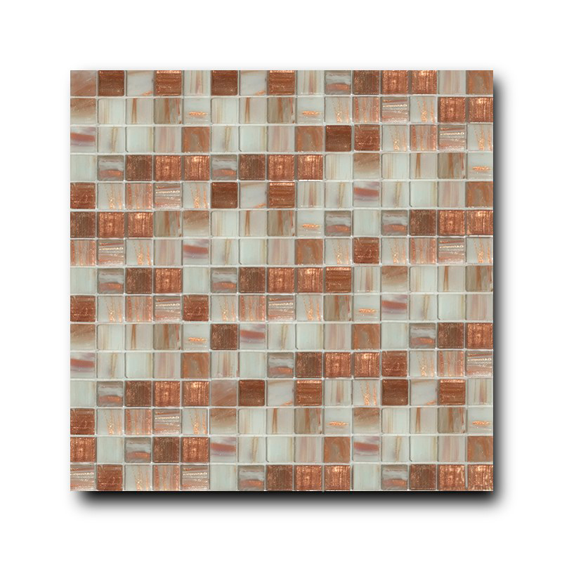 Мозаика стеклянная микс Aquatica Samoa R+ 20x20 Rose