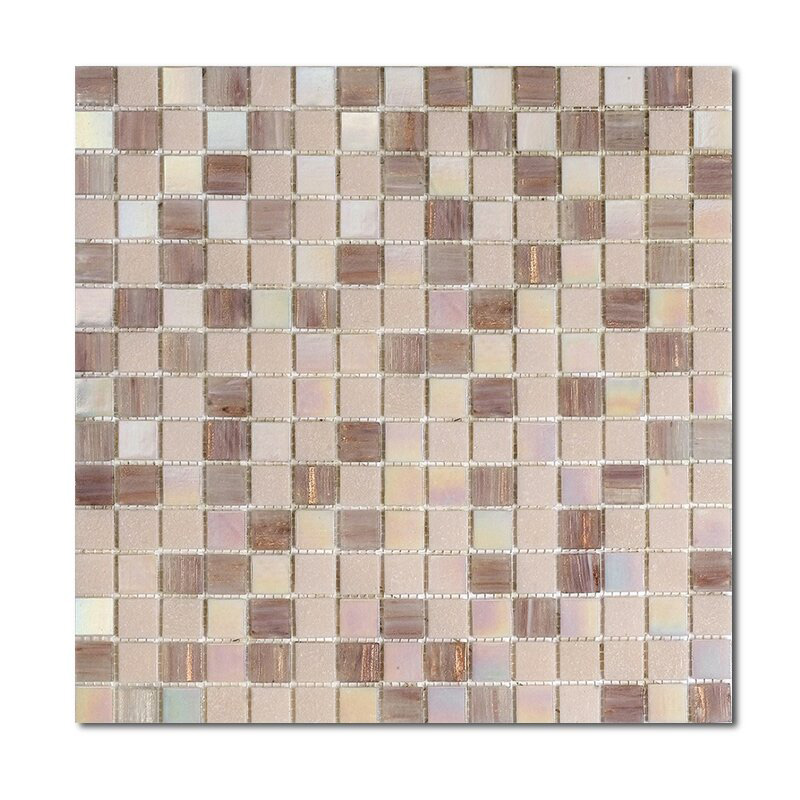 Мозаика стеклянная микс Aquatica Roberta R+ 20x20 Rose