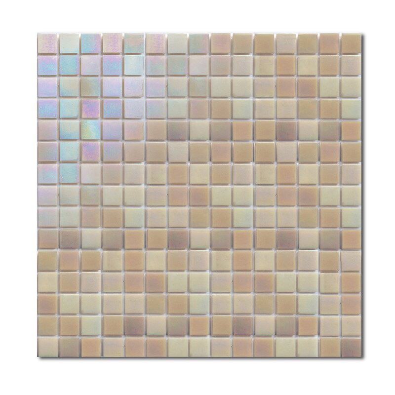 Мозаика стеклянная микс Aquatica Pink Shine R+ 20x20 Rose